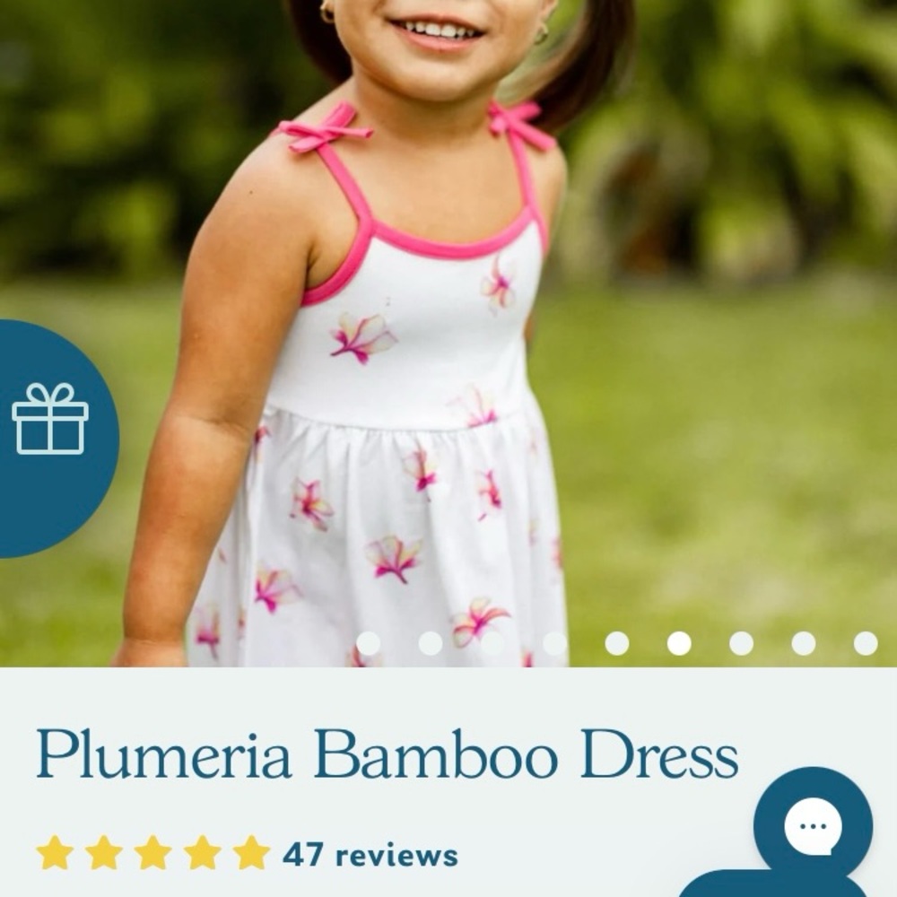 Coco Moon Plumeria Bamboo Dress